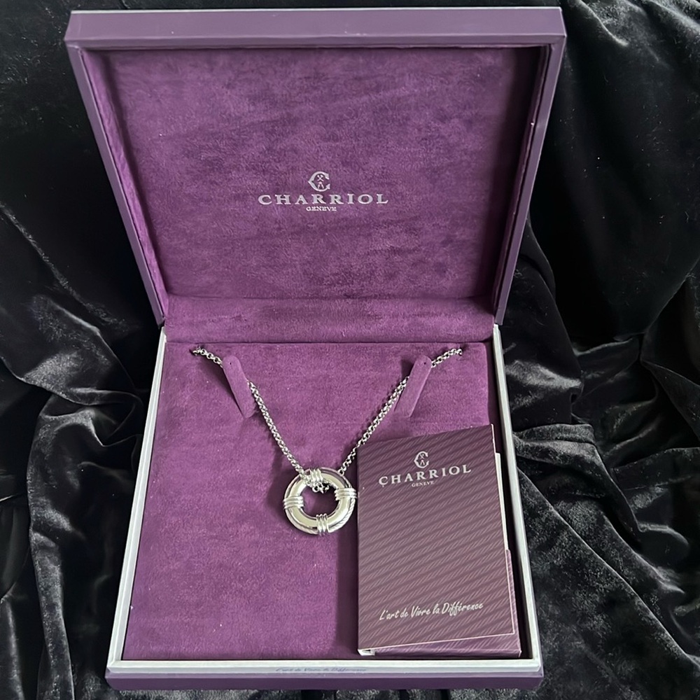 Charriol Stainless Steel life preserver necklace - Picture 2 of 8